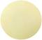 A large, round wafer with a slightly yellowish colouration, uniformly thin and textured.
