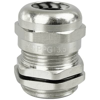 TRU COMPONENTS TC-10302880 Cable gland   PG13.5 Brass (Ni-plated) Metal 1 pc(s)