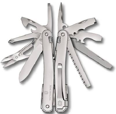 Victorinox Swiss Tool Spirit MX Clip 3.0224.MKB1 Multitool No. of functions 24 Silver