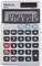 A calculator displays the digit sequence '123456789012'. The calculator has 12 digits, buttons for basic arithmetic operations and tax calculations.