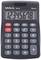 Black calculator displaying the numbers '12345678'. Buttons for basic calculation functions such as addition, subtraction, percentage.