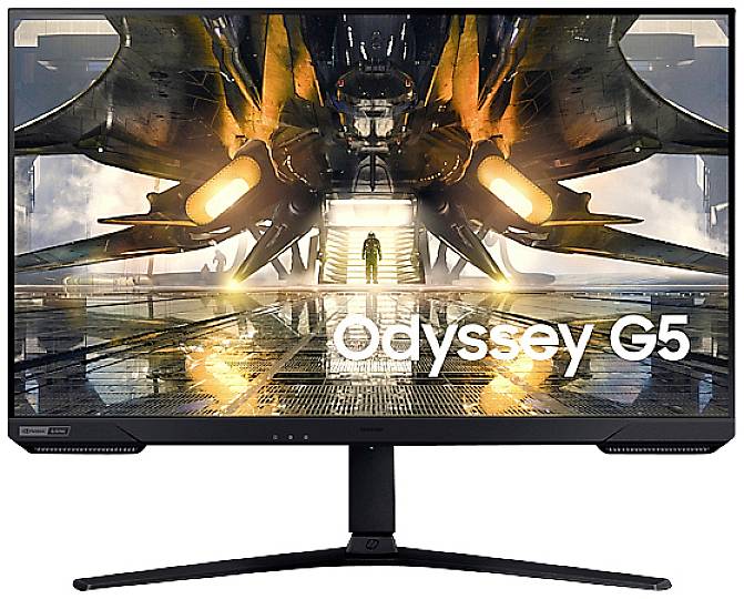 Samsung Odyssey G5 S32AG520PU LED EEC G (A - G) 81.3 cm (32 inch) 2560 x 1440 p 16:9 1 ms HDMI™, DisplayPort, Headphone jack (3.5 mm) IPS LED