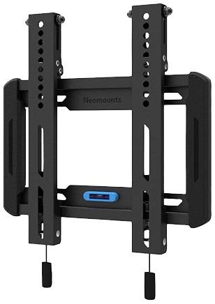 Neomounts TV Wall Mount in Black, suitable for flat screens. Adjustable mounting brackets and built-in spirit level feature.
