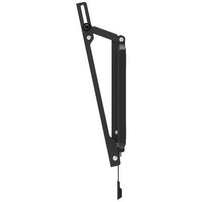 Black, elongated metal part with joints and screws, likely a hinge or spring mechanism for movement control.