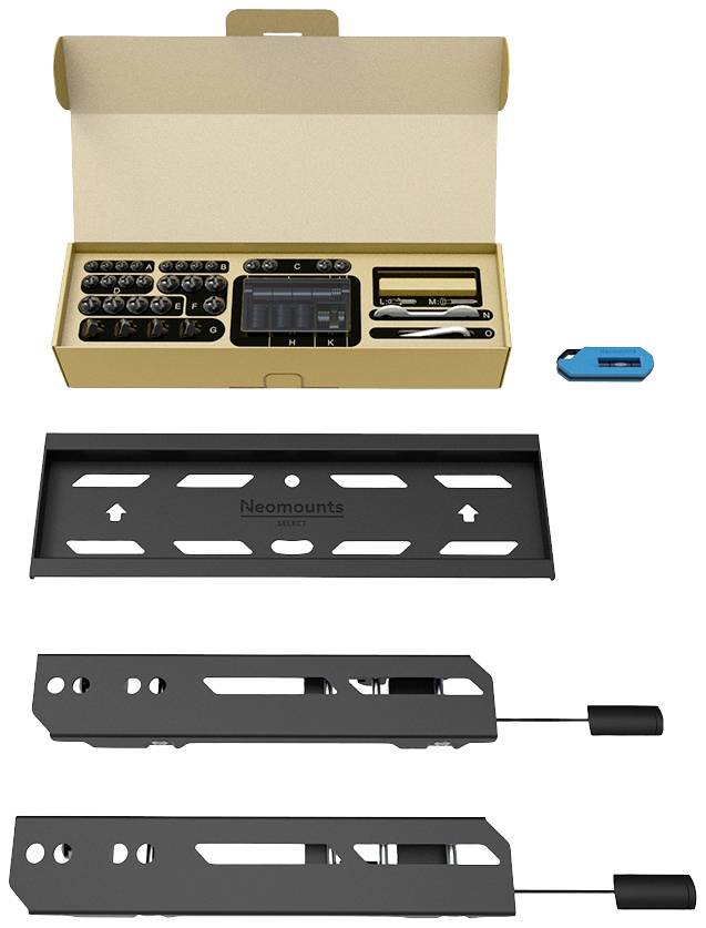 Neomounts WL30S-850BL12 TV wall mount 61,2 cm (24,1") - 139,7 cm (55") Rigid-11