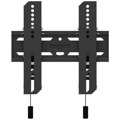 Wall mount for television with tilt function, suitable for screens up to 55 inches, black metal construction.