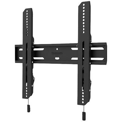 A black TV wall mount with adjustable brackets and multiple screw holes for mounting a television on the wall.