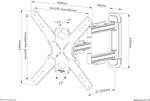 Neowmounts by NewStar Select WL40S-850BL14 fully movable wall mount for 32-65