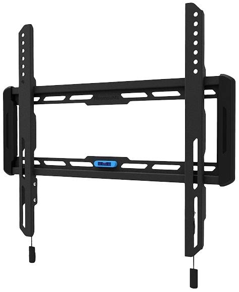 Wall bracket for flat-screen televisions, tilting design, black, suitable for various screen sizes, robust construction.