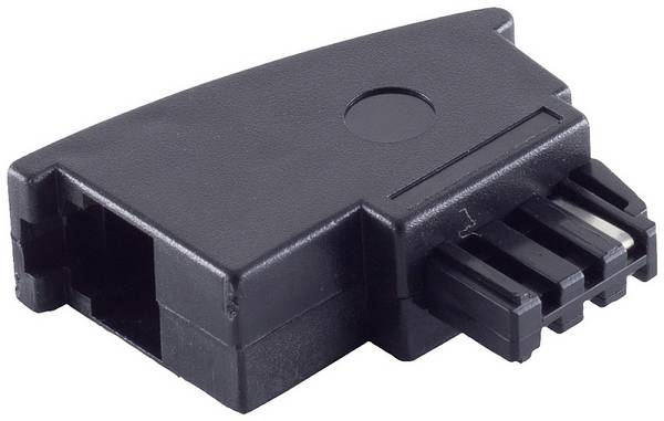 Shiverpeaks Phone Adapter [1x TAE-F plug - 1x RJ11 6p4c socket]  Black
