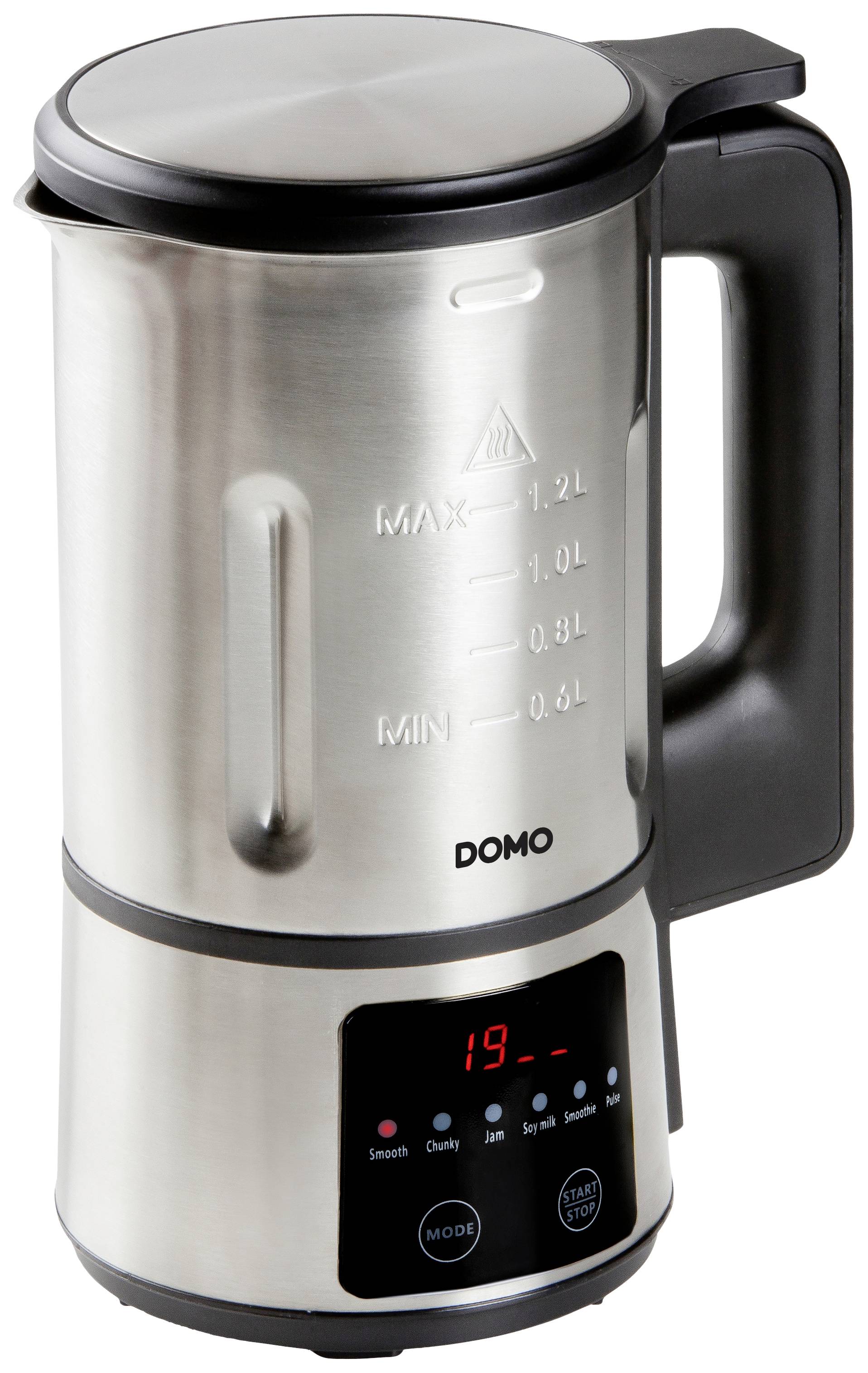 DOMO My Soup Express DO727BL Soup maker Stainless steel, Black