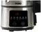 Silver kitchen mixer with a digital display showing '19'. Below are buttons for modes such as 'Smooth', 'Chunky', 'Jam', 'Soy milk', 'Smoothie', 'Pulse'.