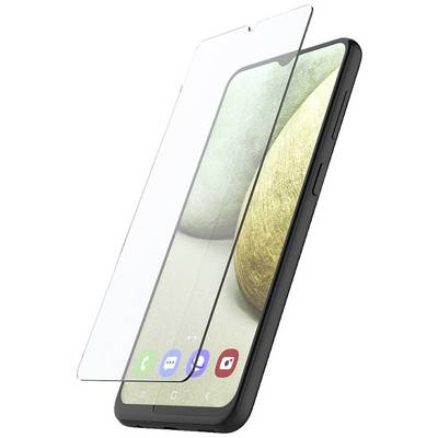 Smartphone with screen protector, displaying apps on the screen.