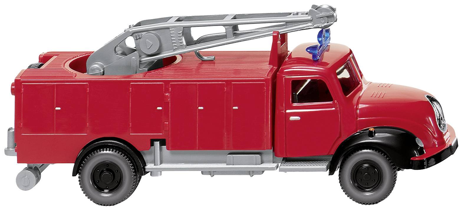 Image of Wiking 062304 H0 Police & Emergency Service vehicle Magirus Deutz Fire brigade - makeready wagon with Metz-crane