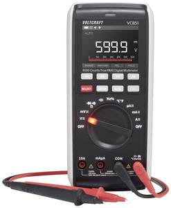 VOLTCRAFT VC851 Handheld multimeter  Digital  CAT III 1000 V, CAT IV 600 V Display (counts): 6000