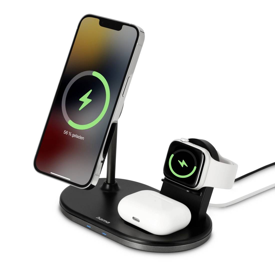 Hama Wireless charger MagCharge Multi 00187272 Outputs Inductive ...