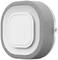A grey, round air purifier with a modern design and a central white control panel. Suitable for indoor spaces for air purification.
