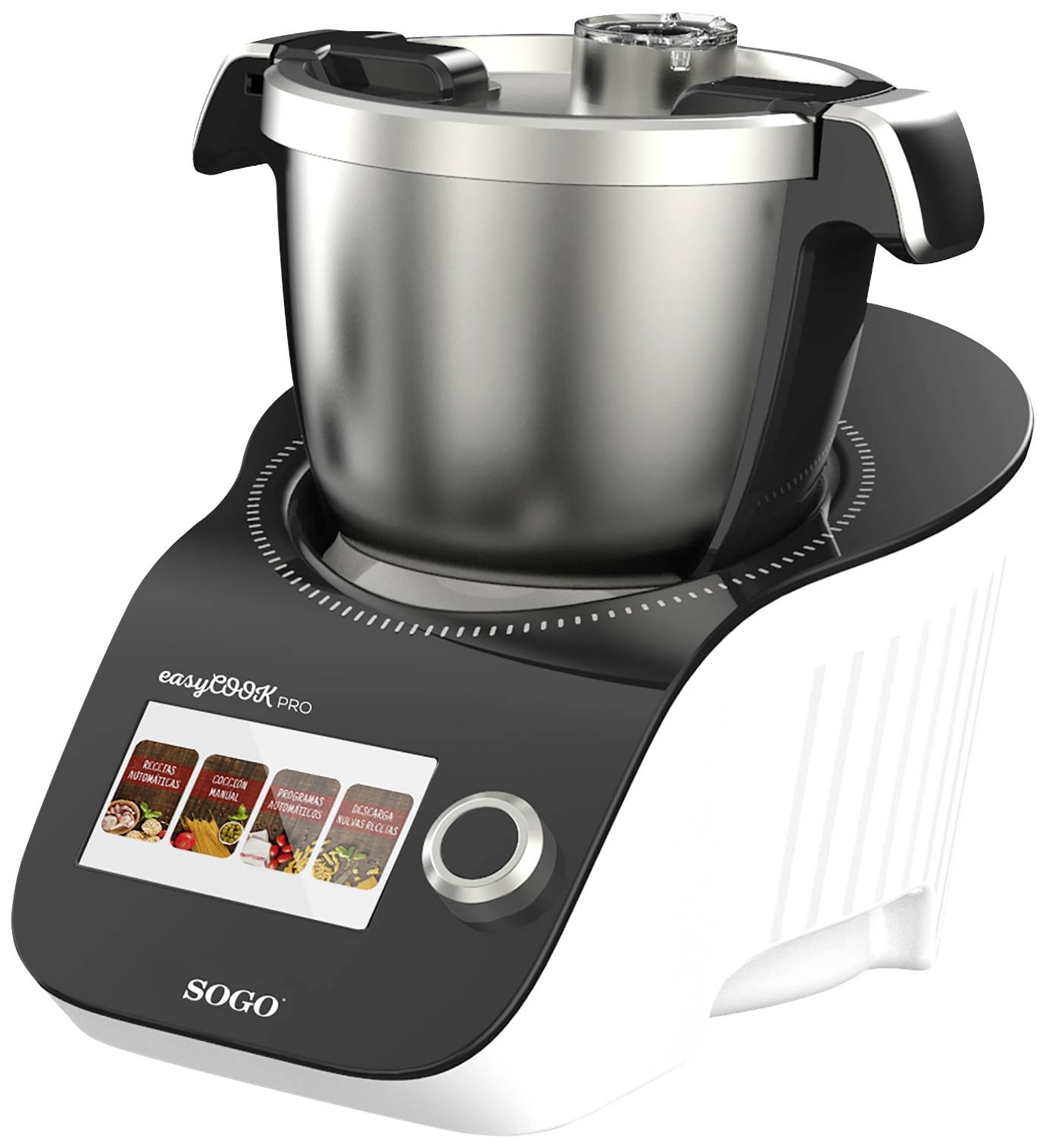 Image of SOGO Human Technology Food processor 600 W, 1000 W, 1300 W Black, White, Stainless steel