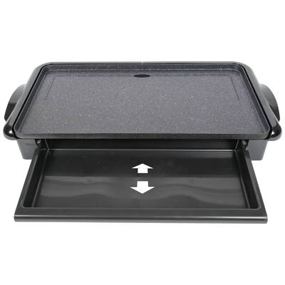 Image of SOGO Human Technology Electric Table grill Overheat protection Black, Stone finish