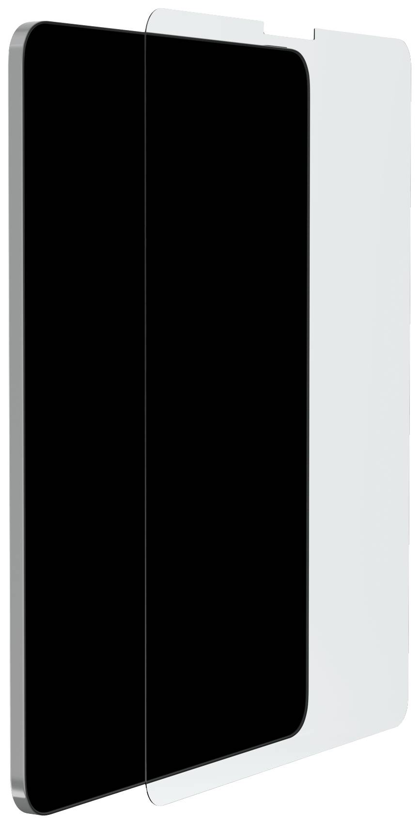 Screen protector for a smartphone, showing a glass film over the screen to prevent scratches and damage.