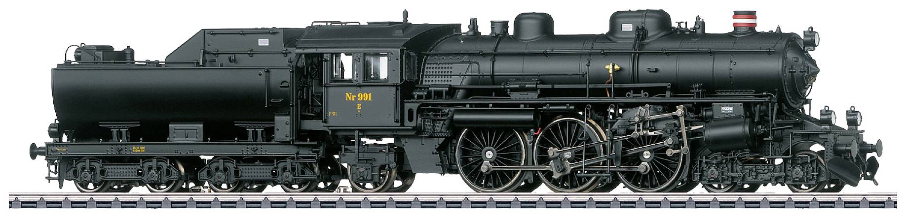 TRIX H0 25491 H0 Litra E 991 steam locomotive of DSB-0