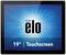 A 19-inch touchscreen monitor with a blue background and the 'elo' logo in the centre.