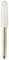 Nail drill bit with white cylindrical attachment for manicure and pedicure. Ideal for smoothing and polishing nails.