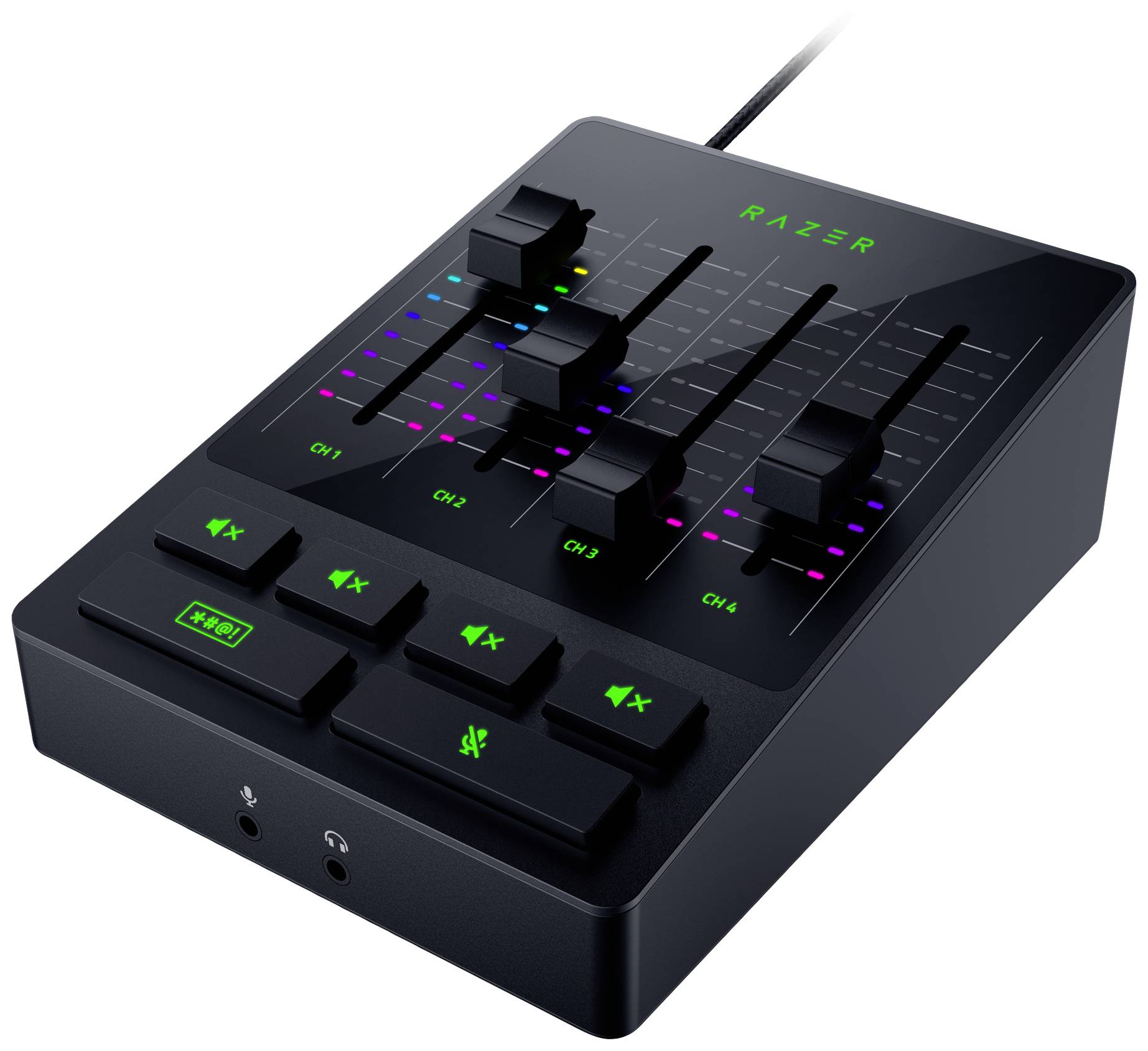 RAZER All-in-one Analog Mixer Mixing console No. of channels:4 USB port-2
