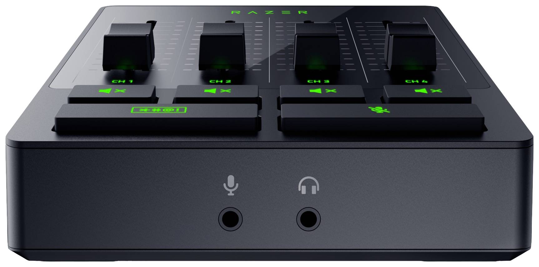 RAZER All-in-one Analog Mixer Mixing console No. of channels:4 USB port-3