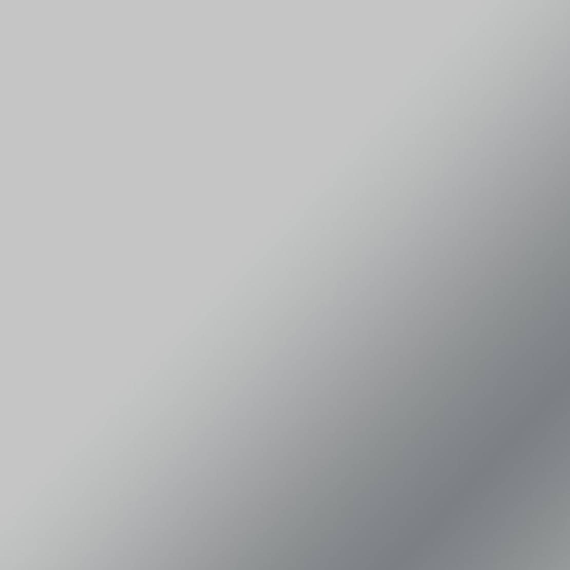 A smooth, silver-grey gradient from top left to bottom right without any additional details or patterns.