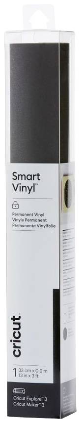 Image of Cricut Smart Vinyl™ Permanent Film Black (glossy)