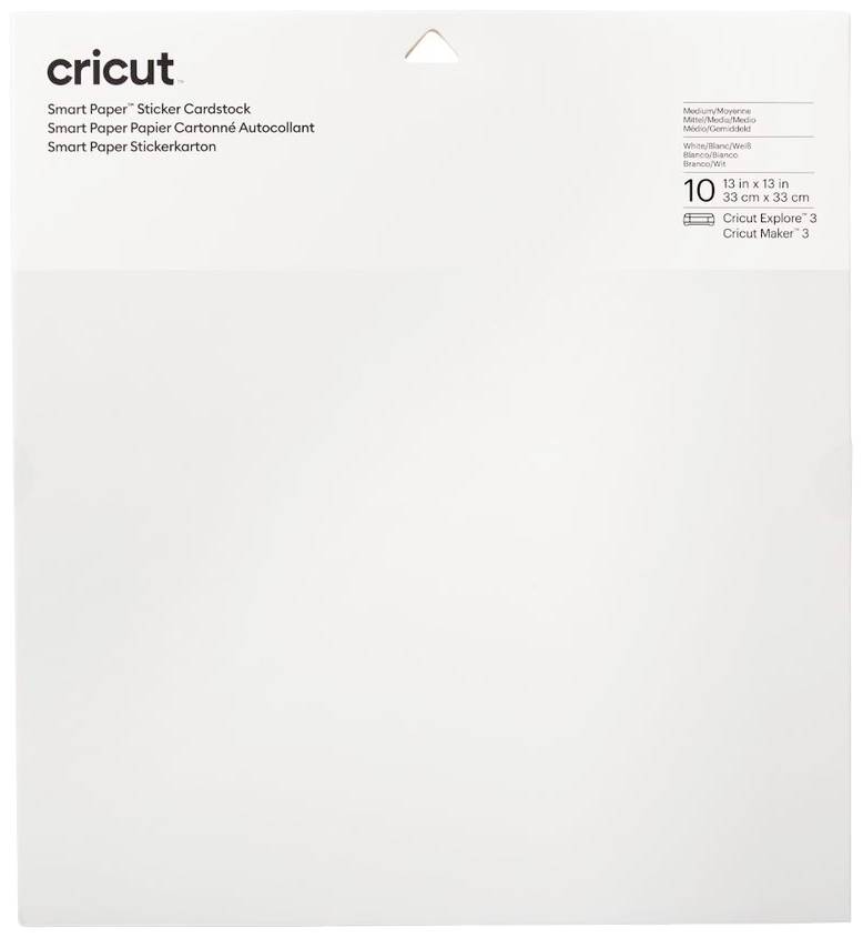 Cricut Smart Paper™ Coloured card Cutting width 30.5 cm White