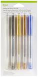 Cricut Glitter Gel Set; Black, Gold, Silver, Brown, Blue