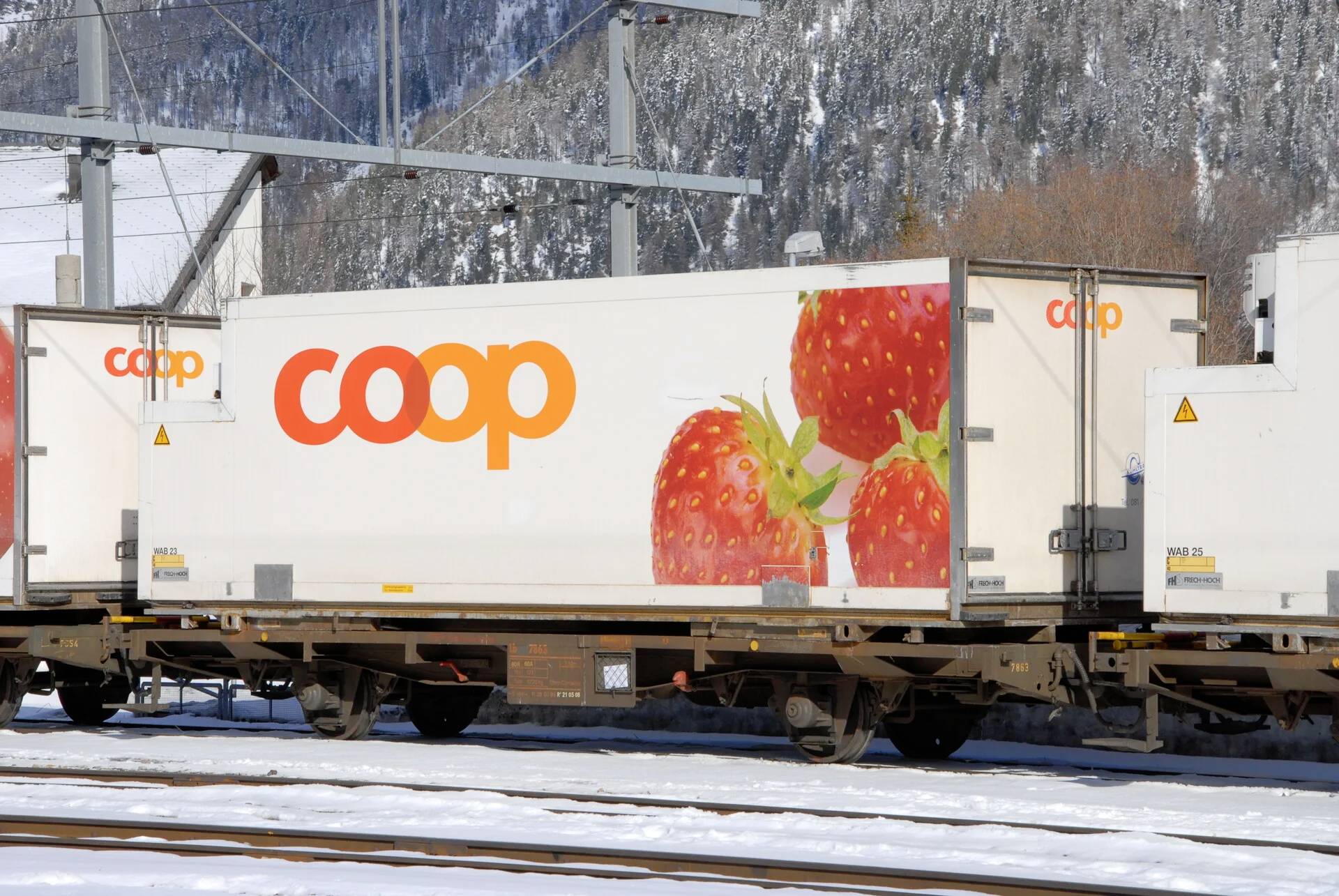 Image of KATO 7074103 Container Coop Strawberry WAB26 & Salad WAB30