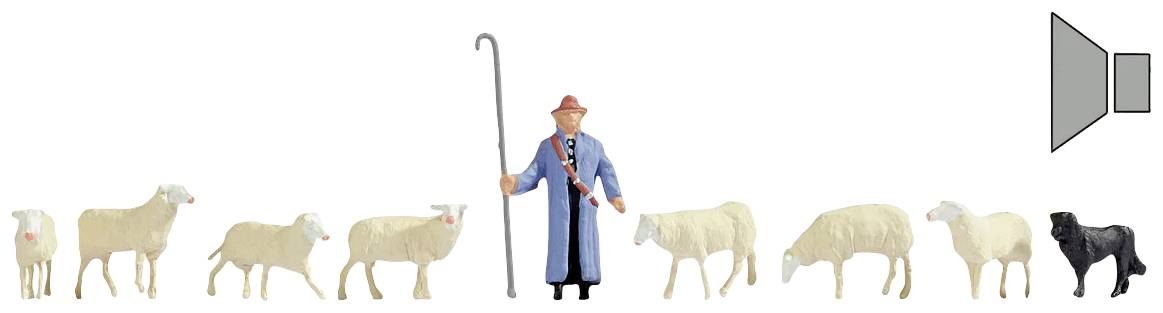 Image of NOCH TT Sheep herd Painted, Sound effect