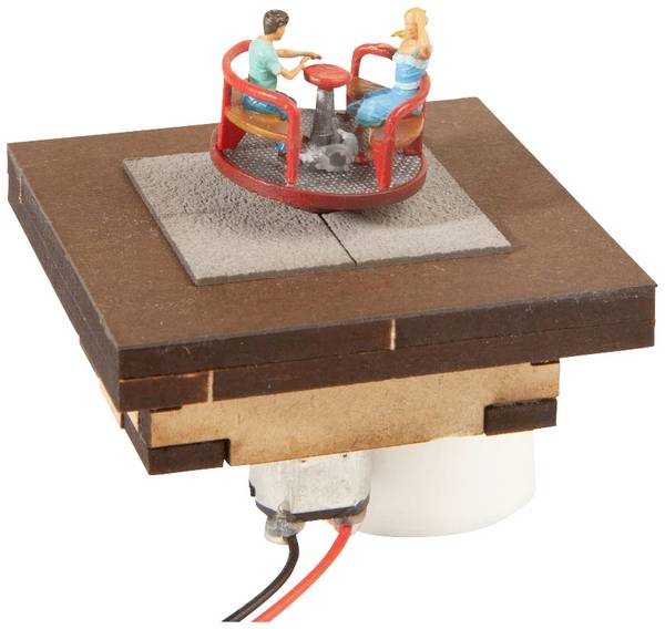 NOCH 13403 H0 micro-motion children's carousel Assembled
