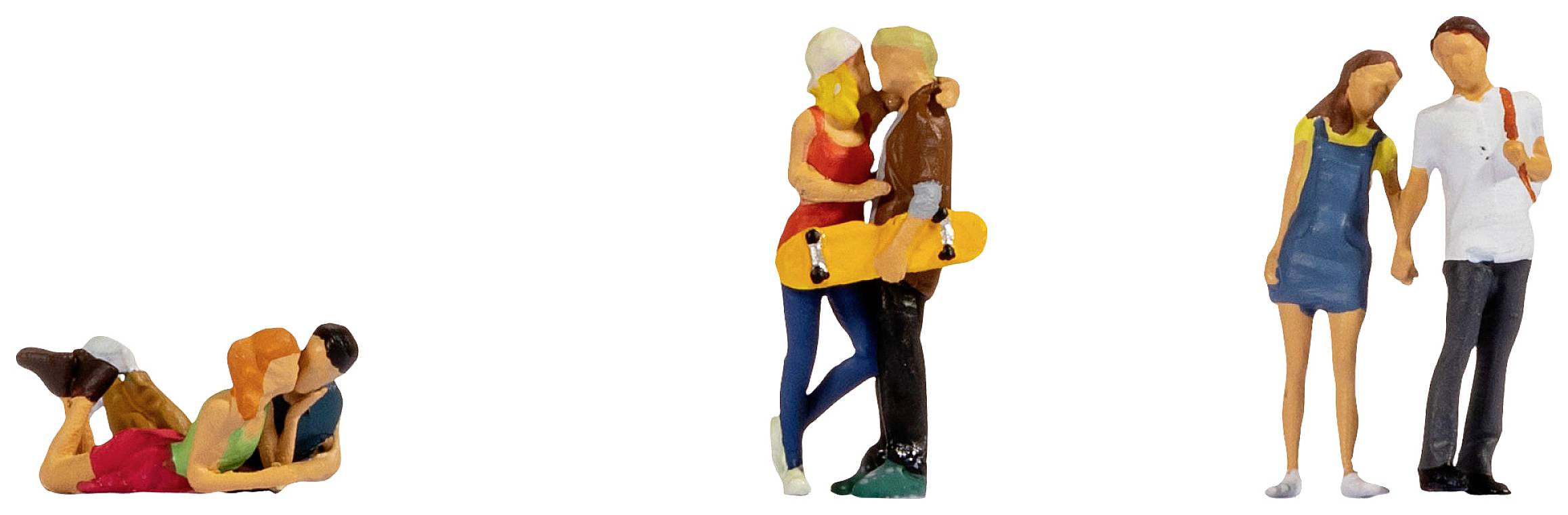 NOCH H0 Young couples Painted