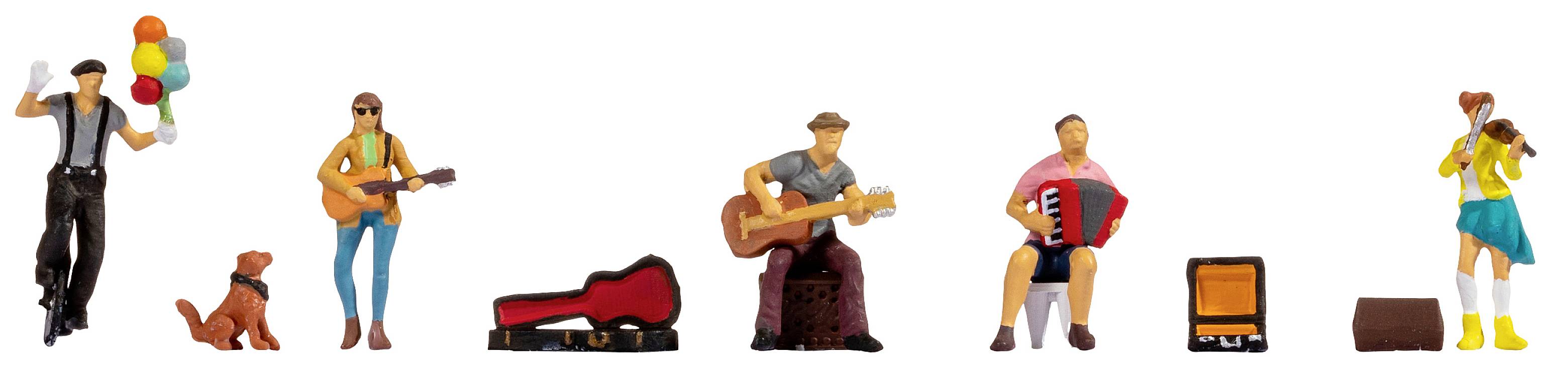 NOCH H0 Street artist 15597 Painted