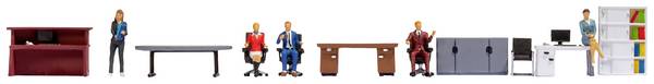 NOCH H0 Figures-Theme world "Office" 16251  Painted