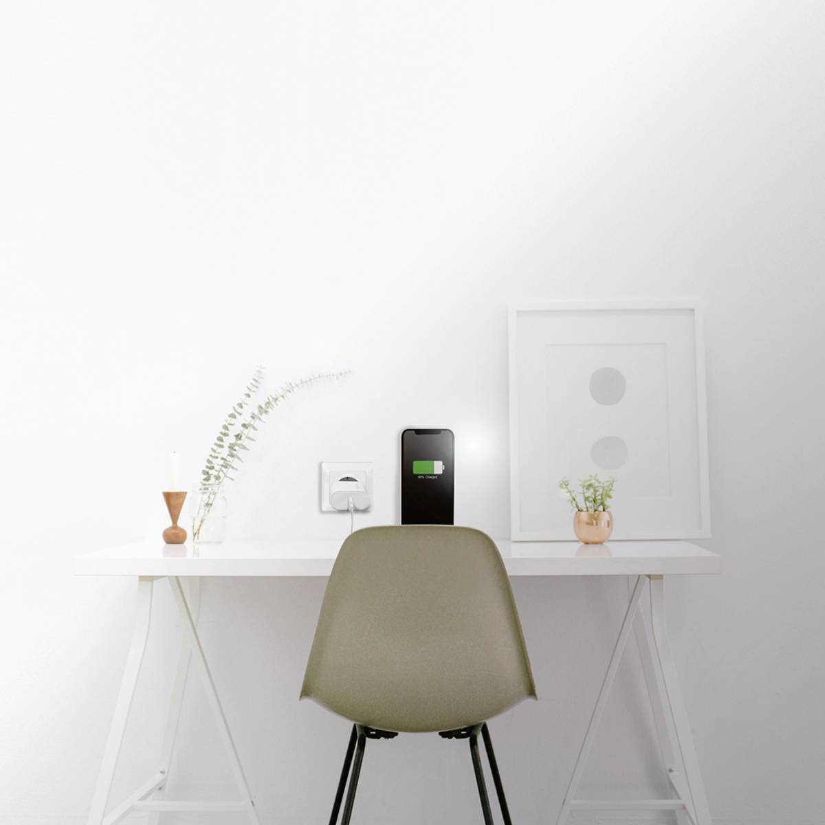 LogiLink PA0261 USB charger 20 W USB-C® socket (Power Delivery) White Indoors, Mains socket-10