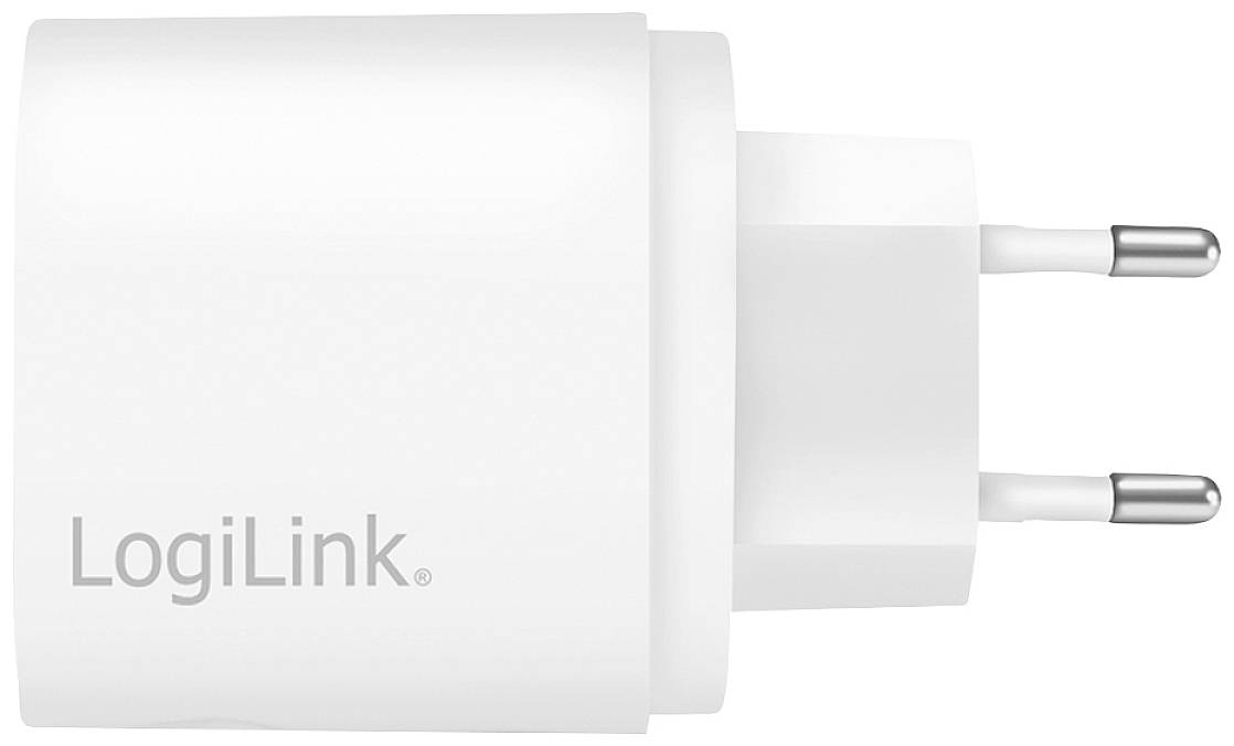 LogiLink PA0261 USB charger 20 W USB-C® socket (Power Delivery) White Indoors, Mains socket-1
