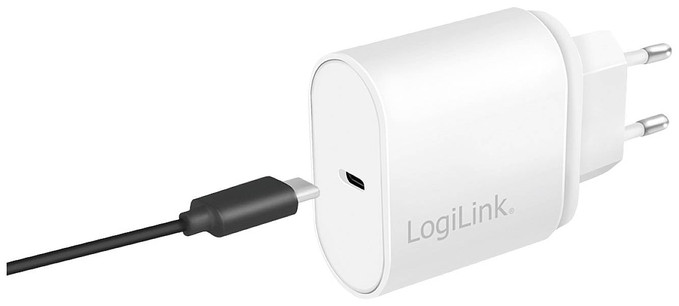 LogiLink PA0261 USB charger 20 W USB-C® socket (Power Delivery) White Indoors, Mains socket-3