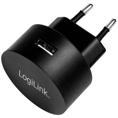 Image of LogiLink USB charger 10.5 W Indoors, Mains socket Max. output current 2100 mA No. of outputs: 1 x USB-A