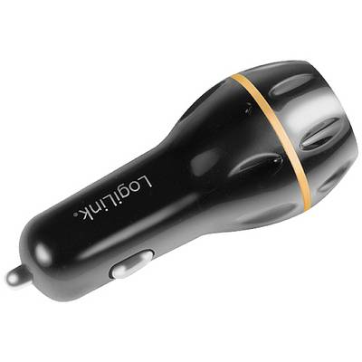 LogiLink PA0201 USB charger 19.5 W USB-A Black Car Qualcomm Quick Charge 3.0-1