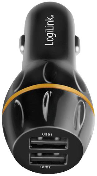LogiLink PA0201 USB charger 19.5 W USB-A Black Car Qualcomm Quick Charge 3.0-2