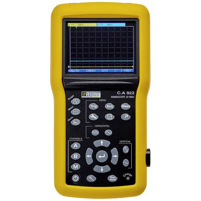 Chauvin Arnoux C.A 922 Handheld oscilloscope  20 MHz 2-channel 2 GS/s 2.5 KP 9 Bit Handheld, Multimeter functions, Compo