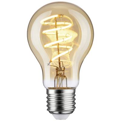 A light bulb with a visible, spiral-shaped filament radiates warm light.