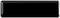 A black, rectangular, shiny key, possibly part of a keyboard. There is no text or symbol representation on it.