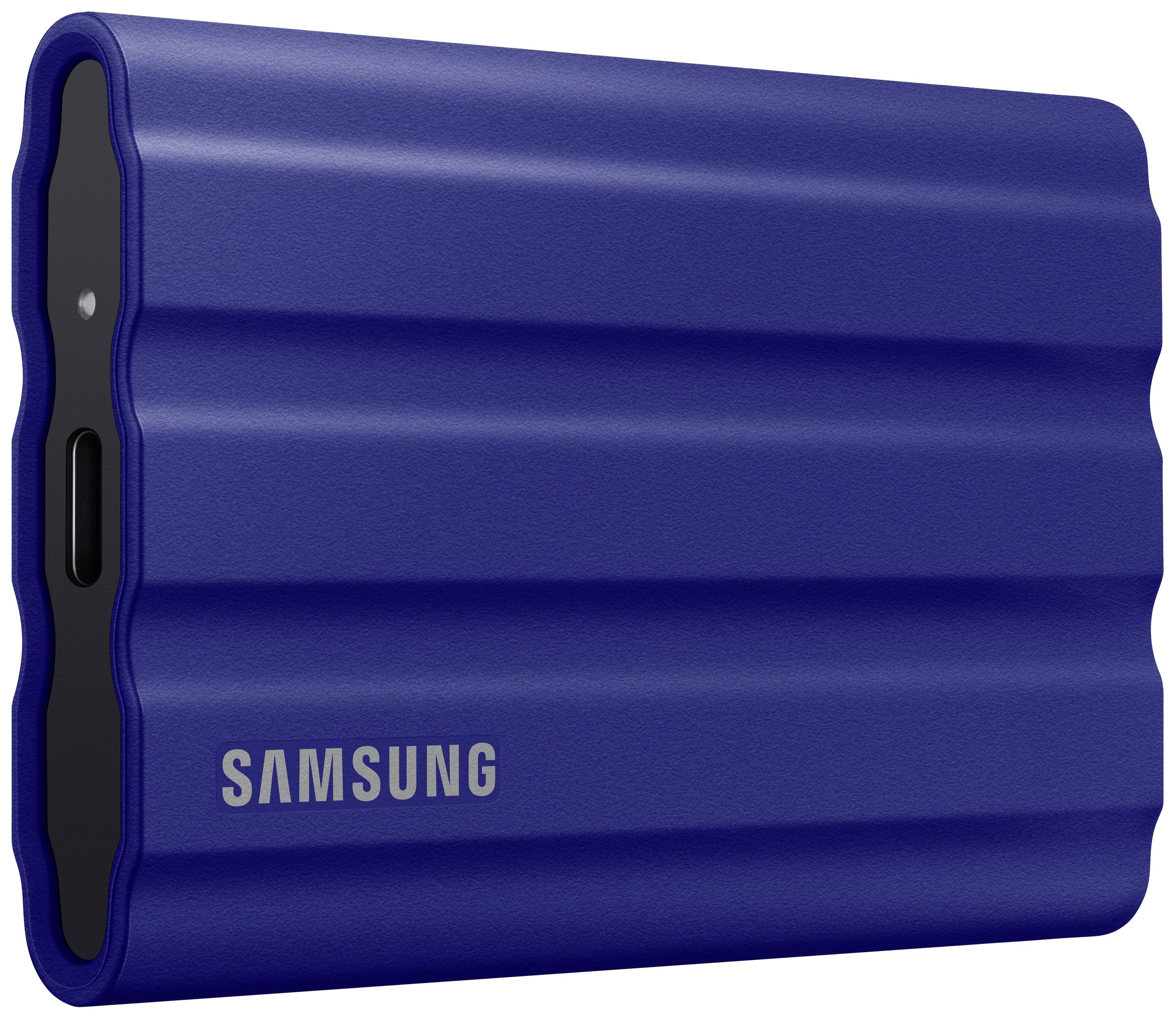 Samsung Portable T7 Shield 1 TB External SSD hard drive USB A (USB 3.2 2nd gen) Blue MU-PE1T0R/EU