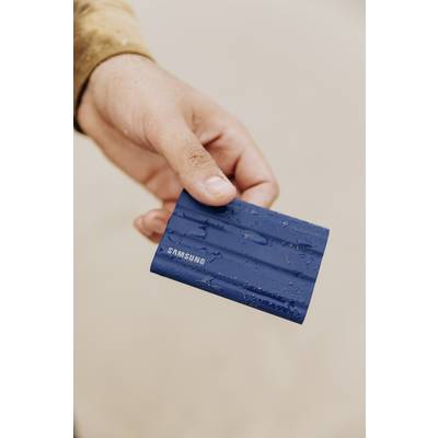 Samsung Portable T7 Shield 2 TB External SSD hard drive USB A (USB 3.2 2nd gen) Blue MU-PE2T0R/EU